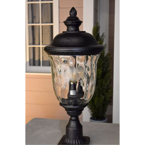 Carriage House DC 3 Light 31 inch Oriental Bronze Outdoor Wall Mount 