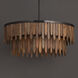 Marimba 7 Light 36 inch Walnut Single Pendant Ceiling Light