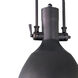 Hi-Bay 1 Light 14.25 inch Bronze Single Pendant Ceiling Light