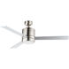 Tanker 52 inch Satin Nickel Indoor Ceiling Fan
