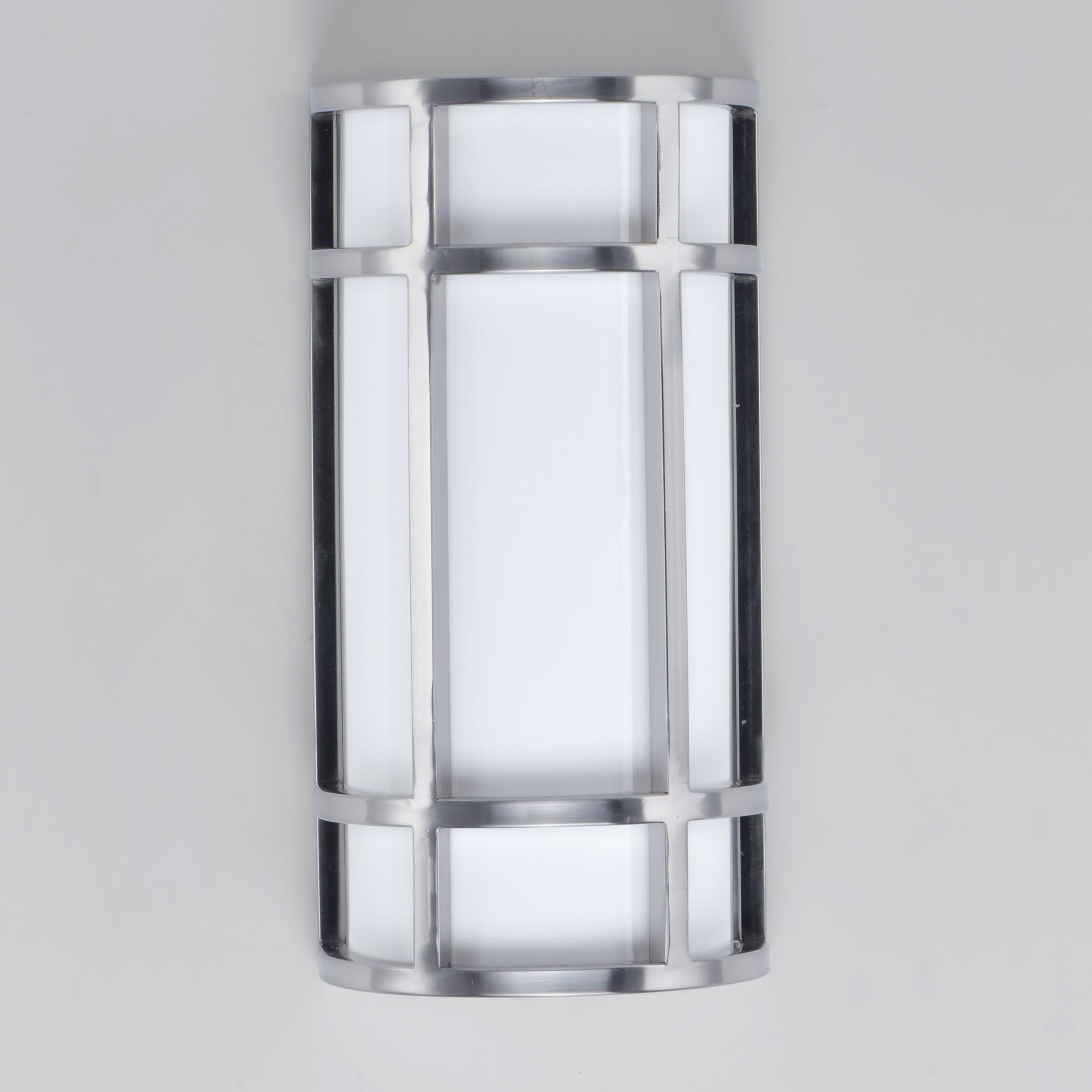 Moon Ray LED 12 inch Satin Nickel Outdoor Wall Sconce