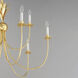 Paloma 9 Light 36 inch Gold Leaf Chandelier Ceiling Light
