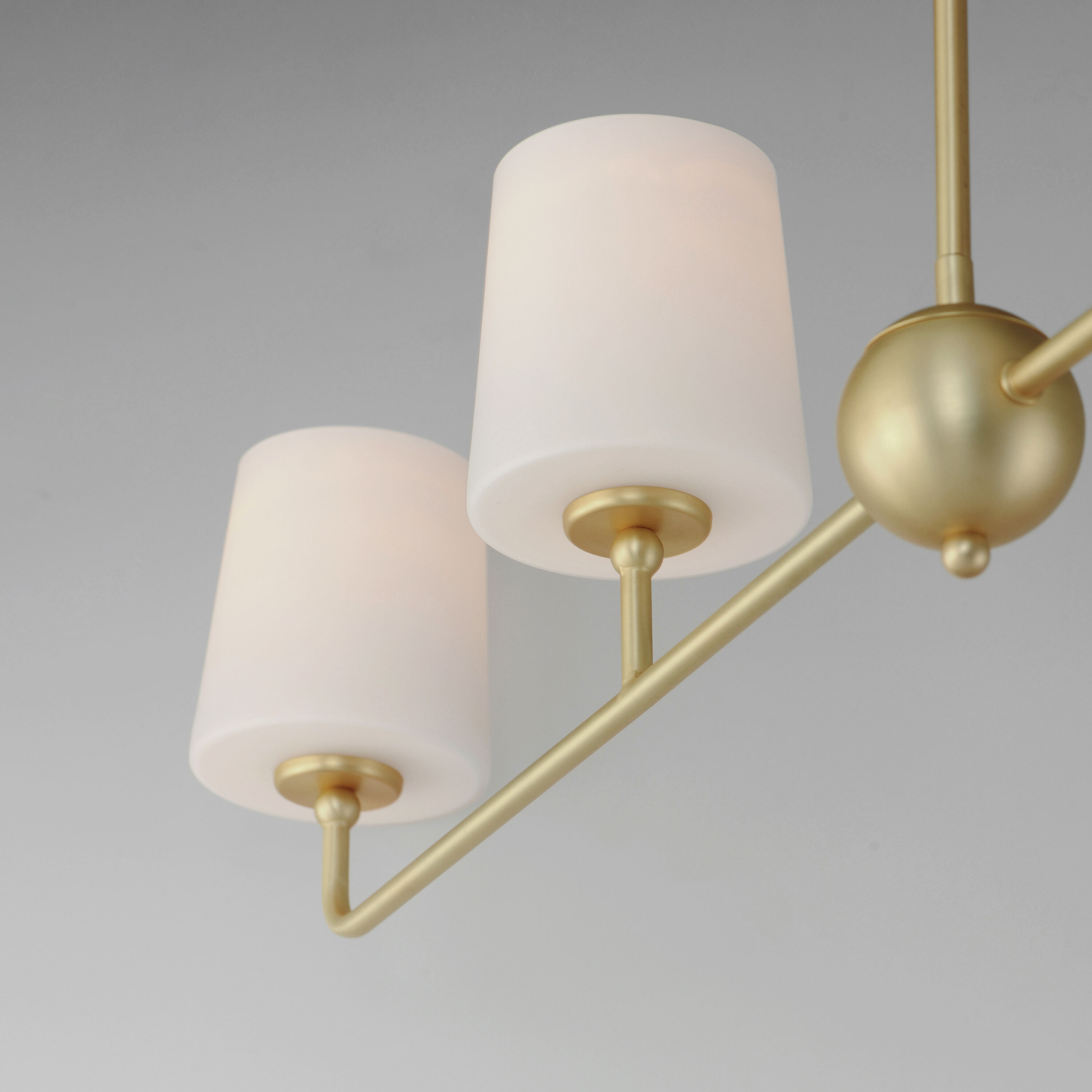 Bristol 4 Light 48 inch Satin Brass Linear Pendant Ceiling Light
