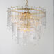 Warren 9 Light 24 inch Gold Leaf Multi-Light Pendant Ceiling Light