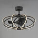 Solstice 21.75 inch Black Fandelight