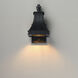 Bramwell VX 1 Light 12.75 inch Black Patina Outdoor Wall Mount