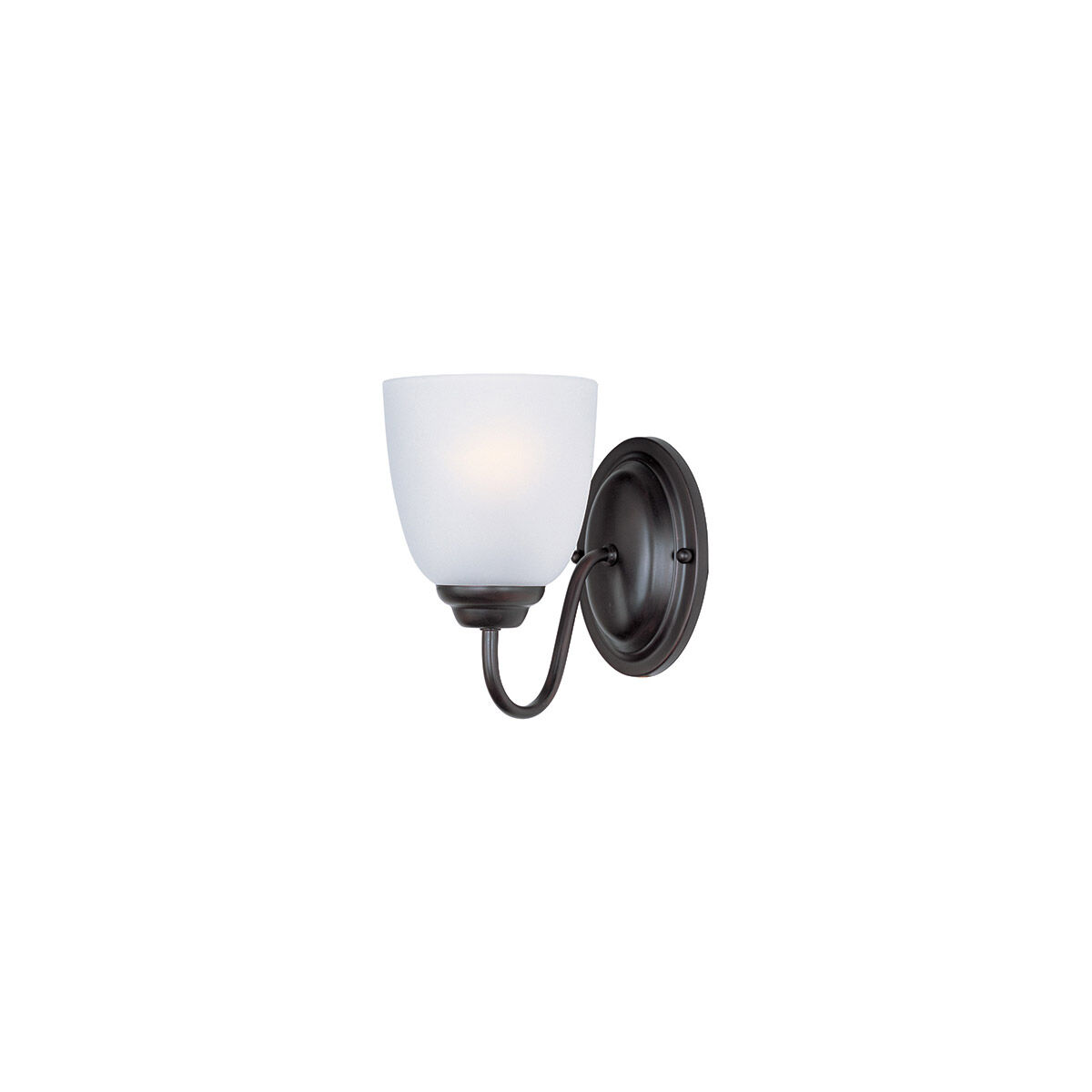 Stefan 1 Light 5 inch Black Bath Vanity Wall Light