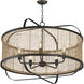 Cestino 5 Light 30 inch Antique Bronze Chandelier Ceiling Light