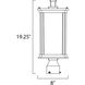Terrace LED 19.25 inch Bronze Outdoor Pole/Post Mount