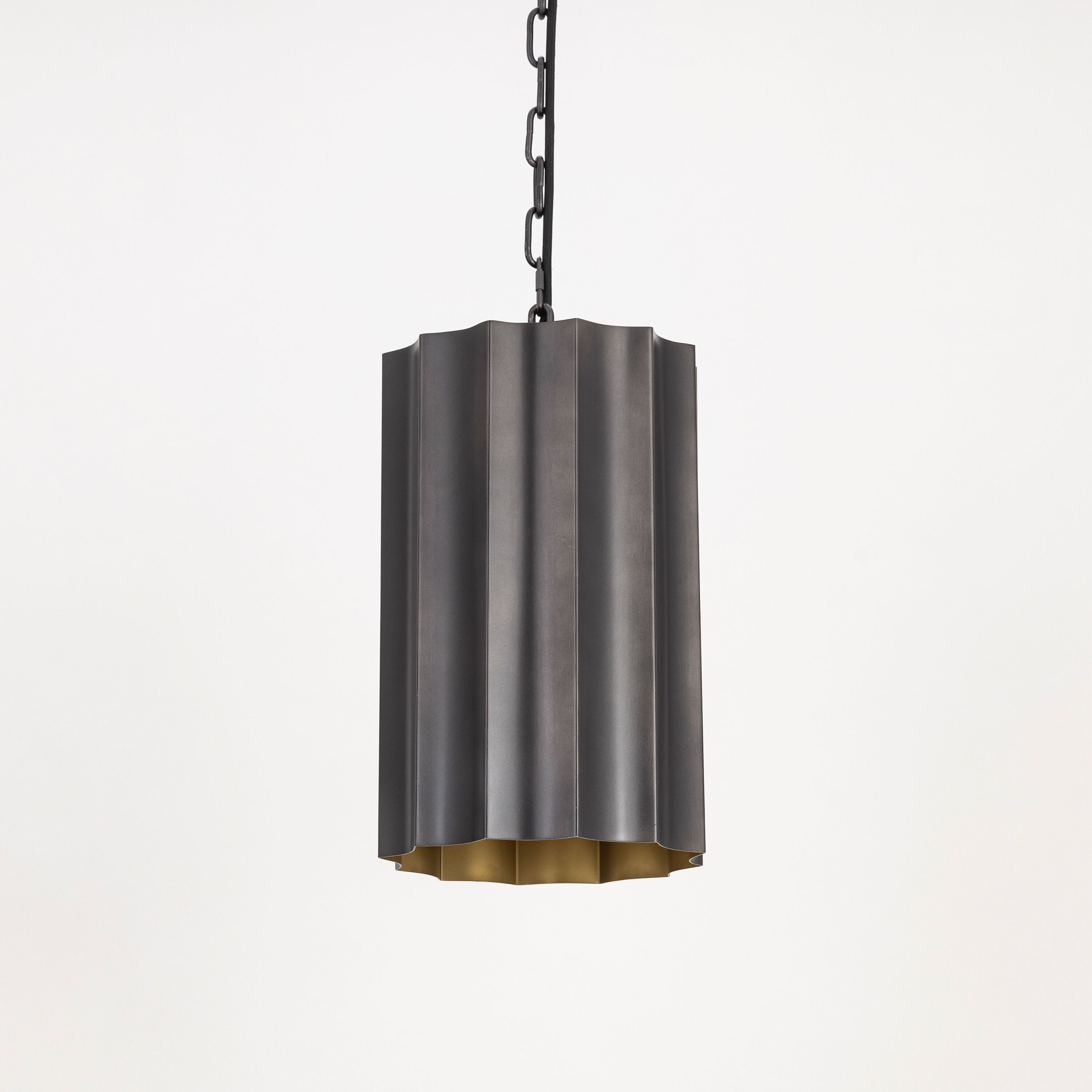 Allegra 1 Light 9.25 inch Gunmetal and Gold Mini Pendant Ceiling Light