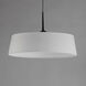 Paramount LED 21.25 inch Black Single Pendant Ceiling Light