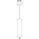 Scope LED 6 inch Polished Chrome Single Pendant Ceiling Light