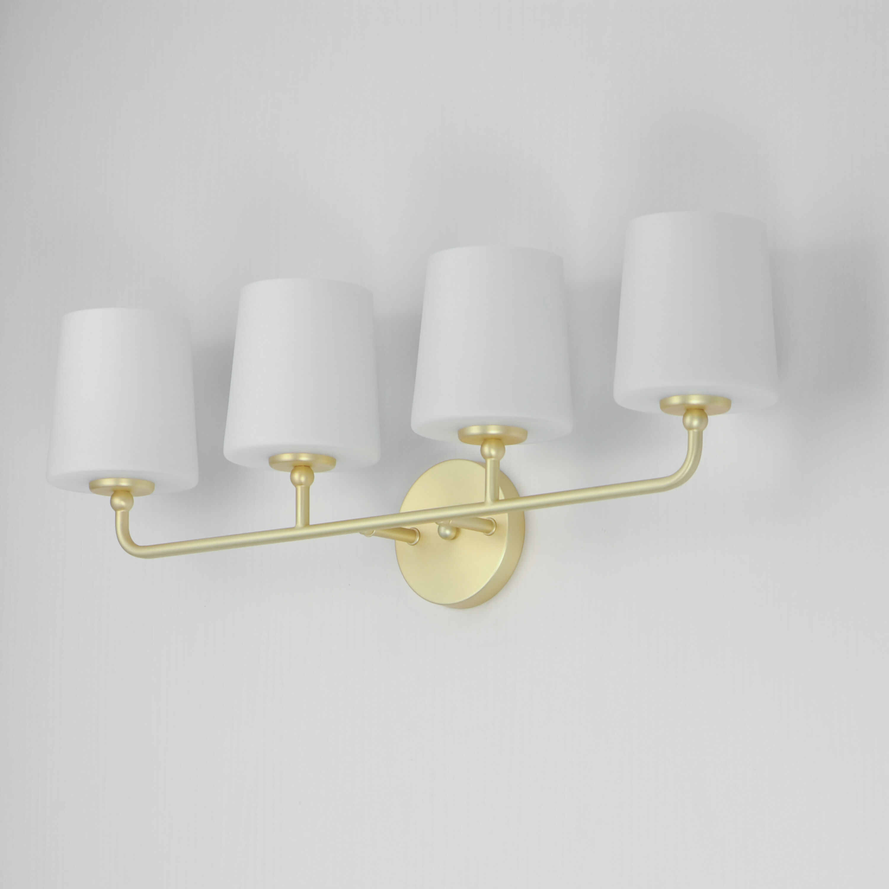 Bristol 4 Light 29 inch Satin Brass Bath Vanity Wall Light