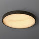 Slab LED 12 inch Dark Bronze Flush Mount Ceiling Light