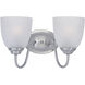 Stefan 2 Light 13.25 inch Bathroom Vanity Light