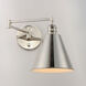 Library 1 Light 8 inch Polished Nickel Wall Sconce Wall Light