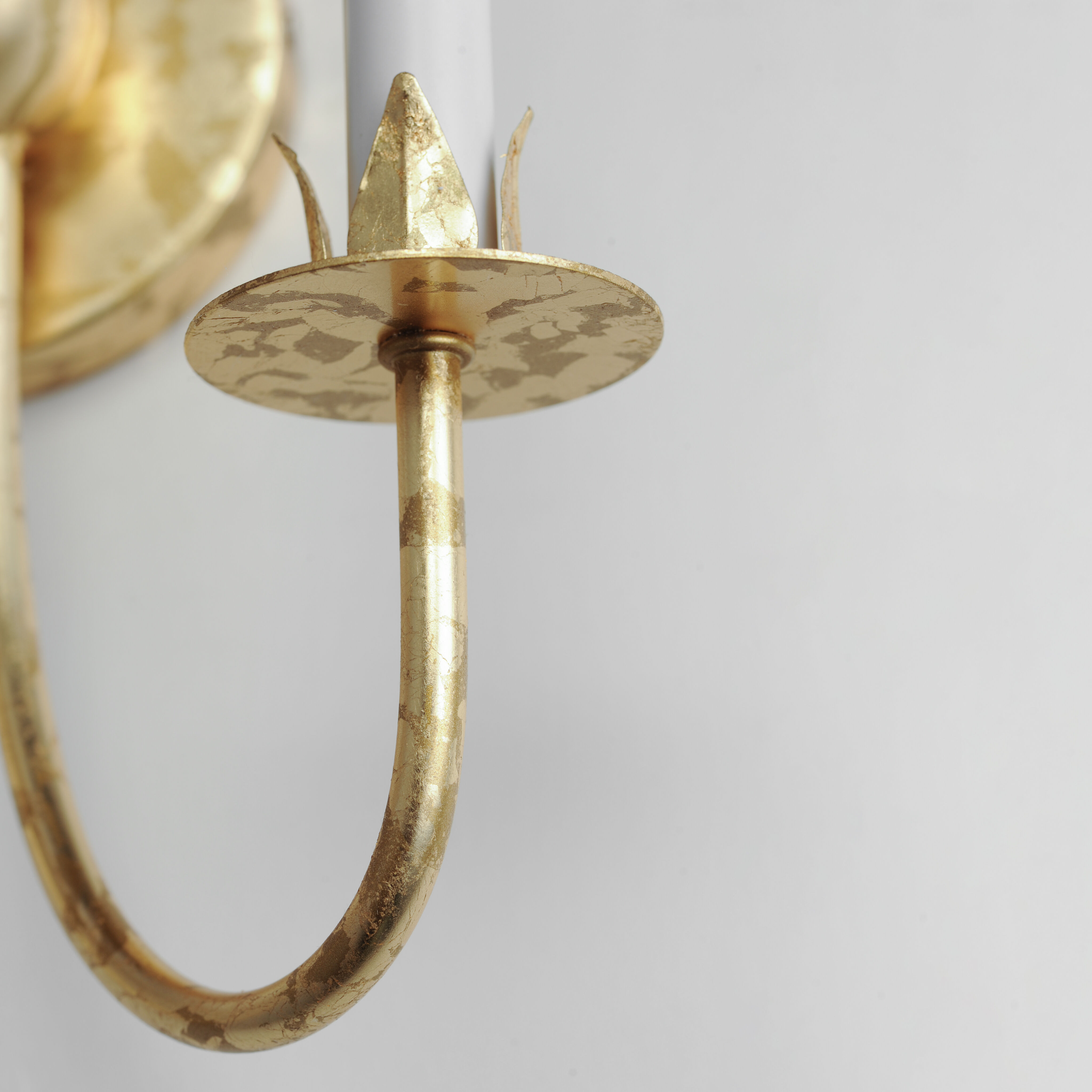 Paloma 2 Light 10 inch Gold Leaf Wall Sconce Wall Light