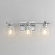 Cubos 3 Light 22.25 inch Polished Chrome Wall Sconce Wall Light