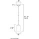 Deven 1 Light 4 inch Satin Nickel Mini Pendant Ceiling Light