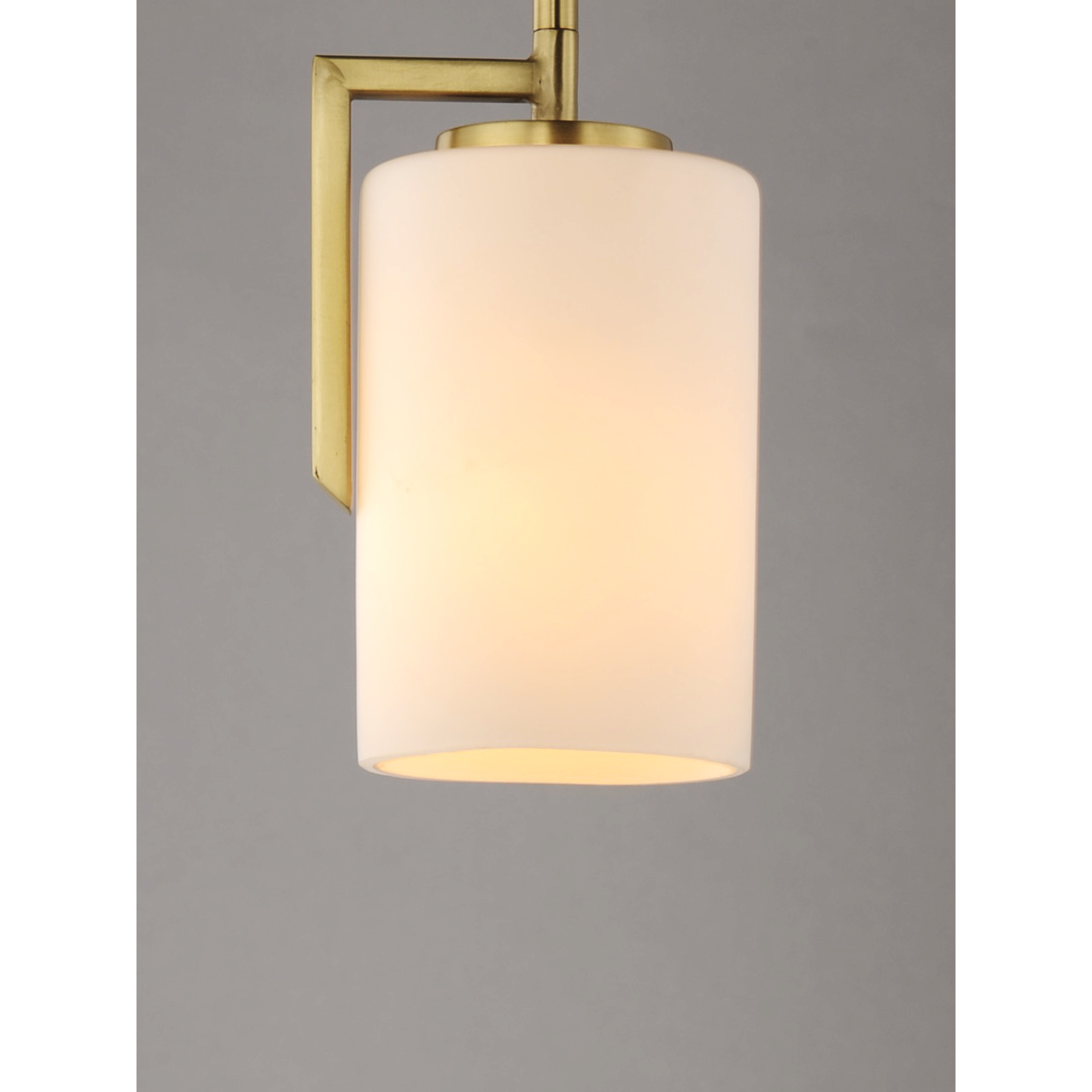 Dart 1 Light 4 inch Satin Brass Mini Pendant Ceiling Light