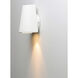 Mini LED 6 inch White Outdoor Wall Mount