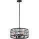 Madeline 4 Light 20 inch Black Multi-Light Pendant Ceiling Light