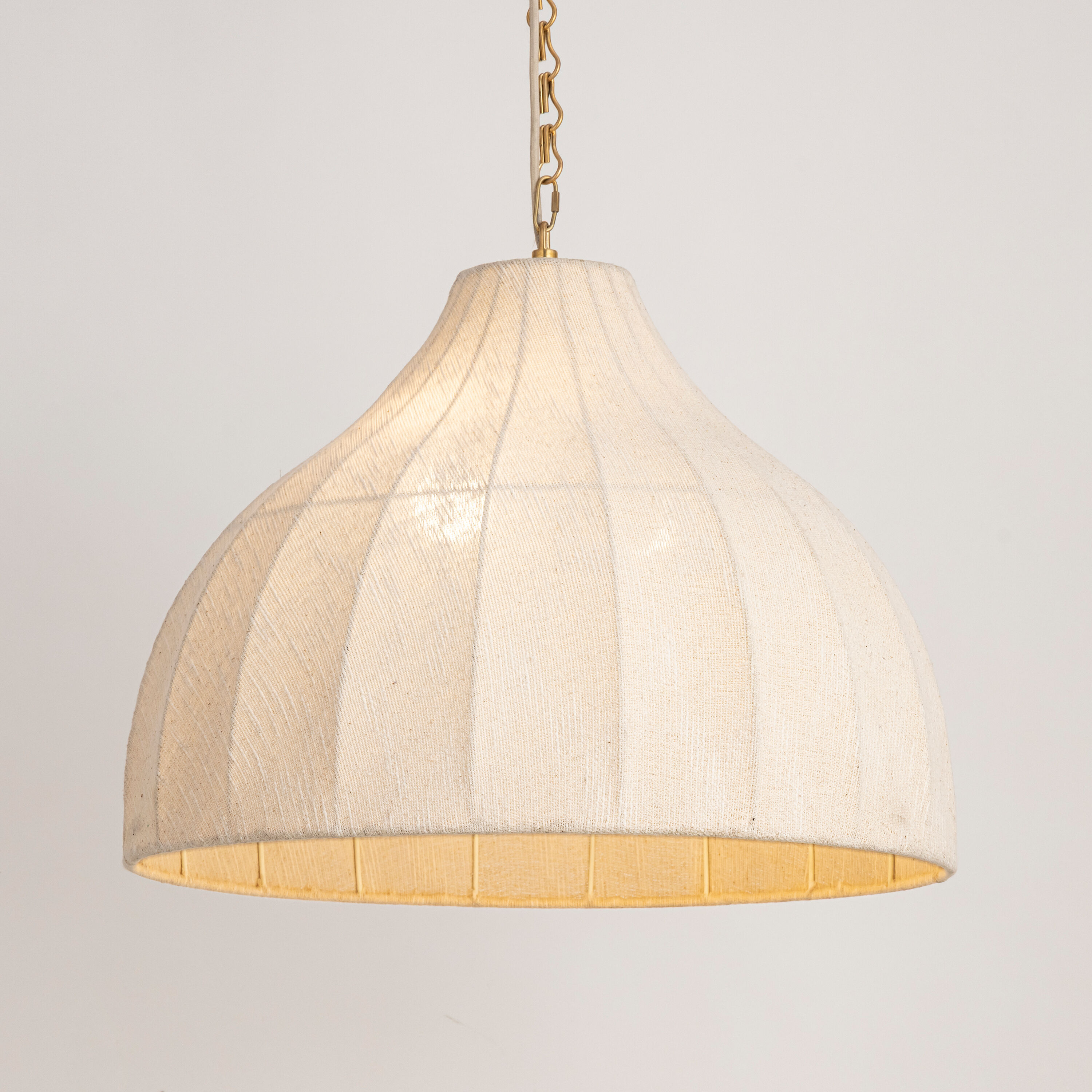 Hearthveil 1 Light 24.25 inch Natural Aged Brass Single Pendant Ceiling Light