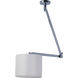 Hotel LED 11 inch Polished Chrome Single Pendant Ceiling Light