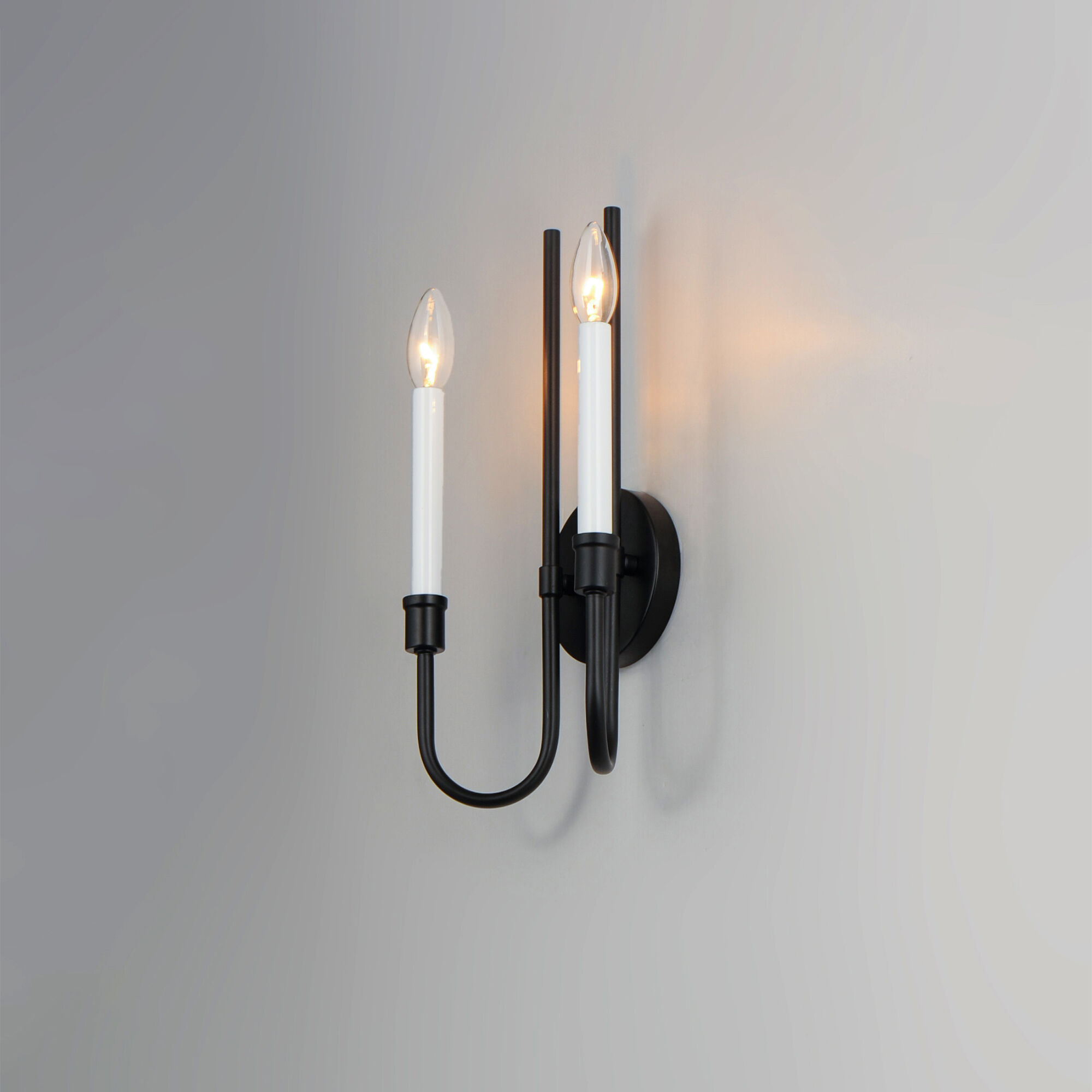 Tux 2 Light 11 inch Black Wall Sconce Wall Light
