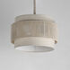 Seacliff 1 Light 14 inch Natural Aged Brass Single Pendant Ceiling Light
