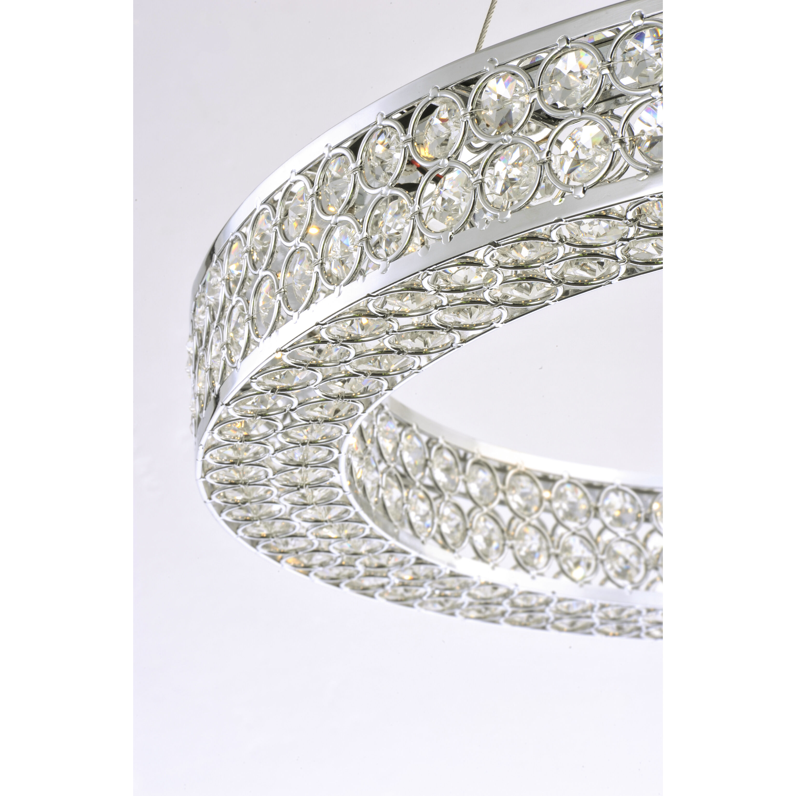 Eternity LED LED 20 inch Polished Chrome Foyer Pendant Ceiling Light