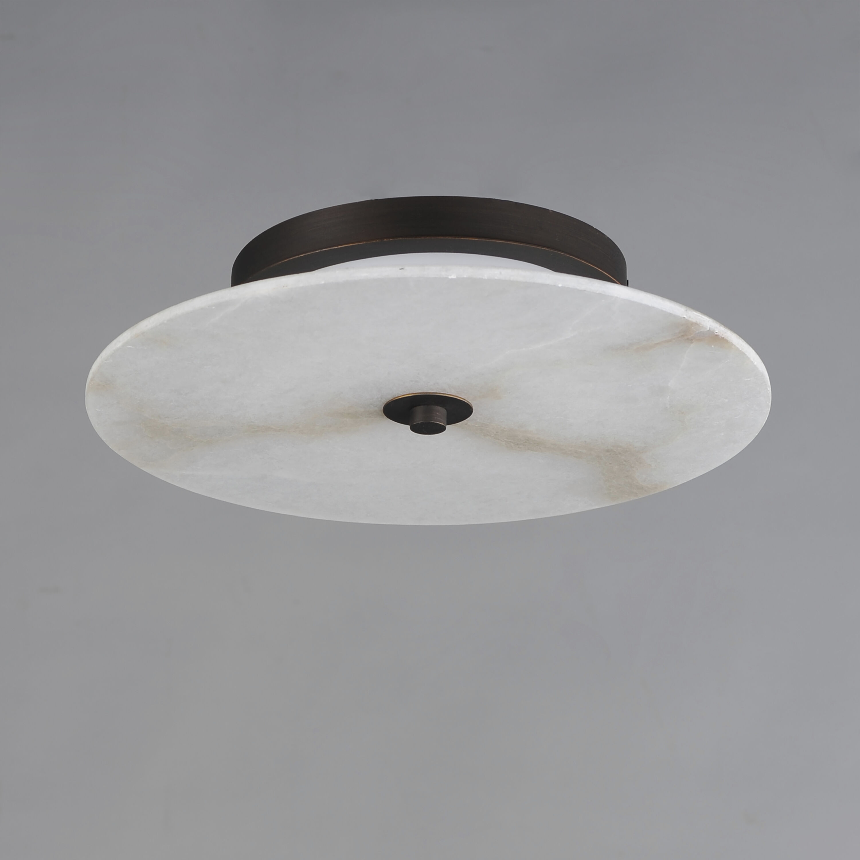 Quarry LED 15 inch Dark Bronze Flush Mount Ceiling Light, Flush Mount