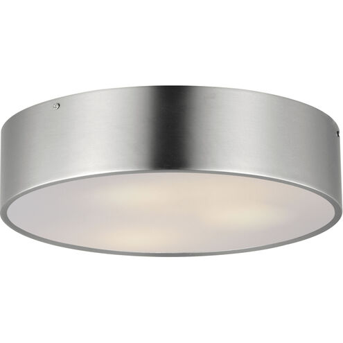 Tommy 3 Light 16 inch Satin Nickel Flush Mount Ceiling Light