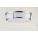 Rogue LED 17 inch Satin Nickel Flush Mount Ceiling Light