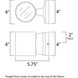 Lightray LED 4 inch Architectural Bronze Outdoor Wall Mount