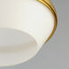 Giza 1 Light 11.25 inch Satin Brass Single Pendant Ceiling Light