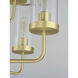 Crosby 9 Light 28 inch Satin Brass Chandelier Ceiling Light