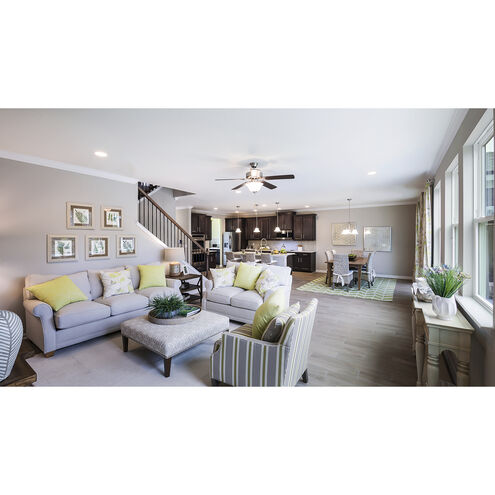 Aurora 3 Light 23 inch Satin Nickel Down Light Chandelier Ceiling Light