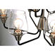 Goblet 9 Light 27 inch Black and Satin Nickel Multi-Tier Chandelier Ceiling Light