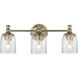 Swirl 3 Light 23 inch Satin Champagne Bath Vanity Wall Light