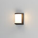 Barrel LED 9.75 inch Black Outdoor Wall Mount