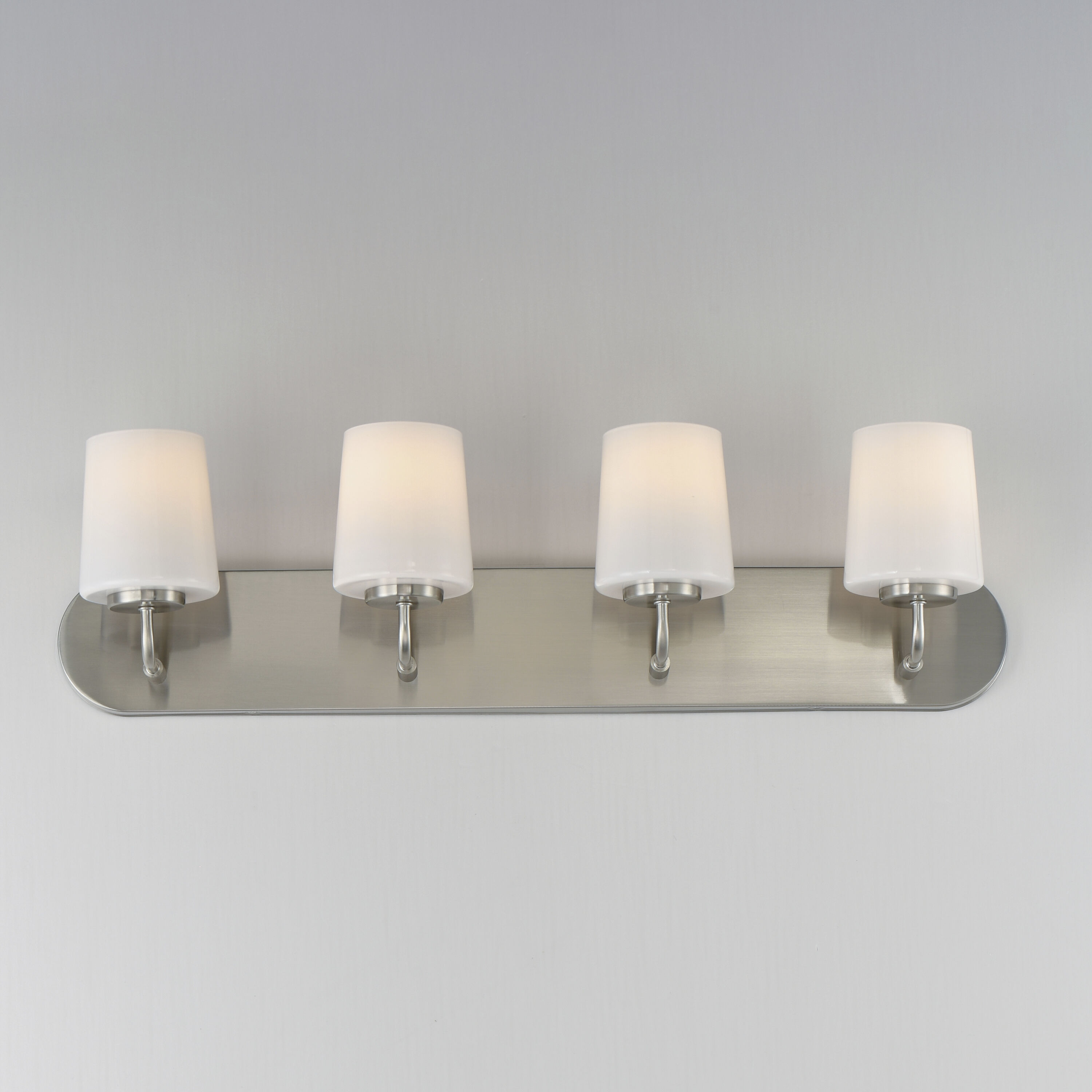 Durham 4 Light 30 inch Satin Nickel Bath Vanity Wall Light