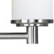 Cylinder 3 Light 20.5 inch Satin Nickel Bath Vanity Wall Light