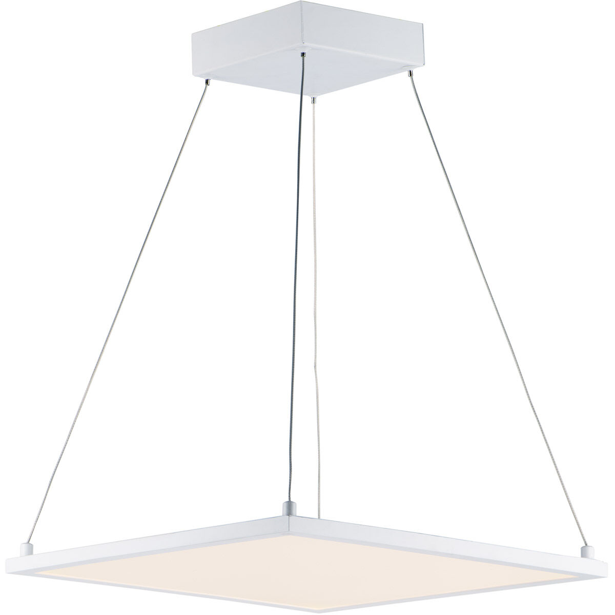 Maxim 57838WTSN Wafer LED LED 15 inch Satin Nickel Single Pendant