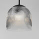 Dune 1 Light 9 inch Black Single Pendant Ceiling Light