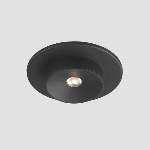 Caldera LED 5.25 inch Black Semi-Flush Mount Ceiling Light