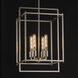 Gridline 4 Light 14 inch Satin Nickel Single Pendant Ceiling Light