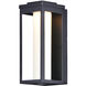 Salon LED 15 inch Black Outdoor Wall Mount in Satin White