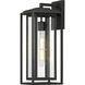 Cabana VX 1 Light 18 inch Black Outdoor Wall Mount