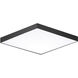 Trim LED 6.25 inch Black Flush Mount Ceiling Light